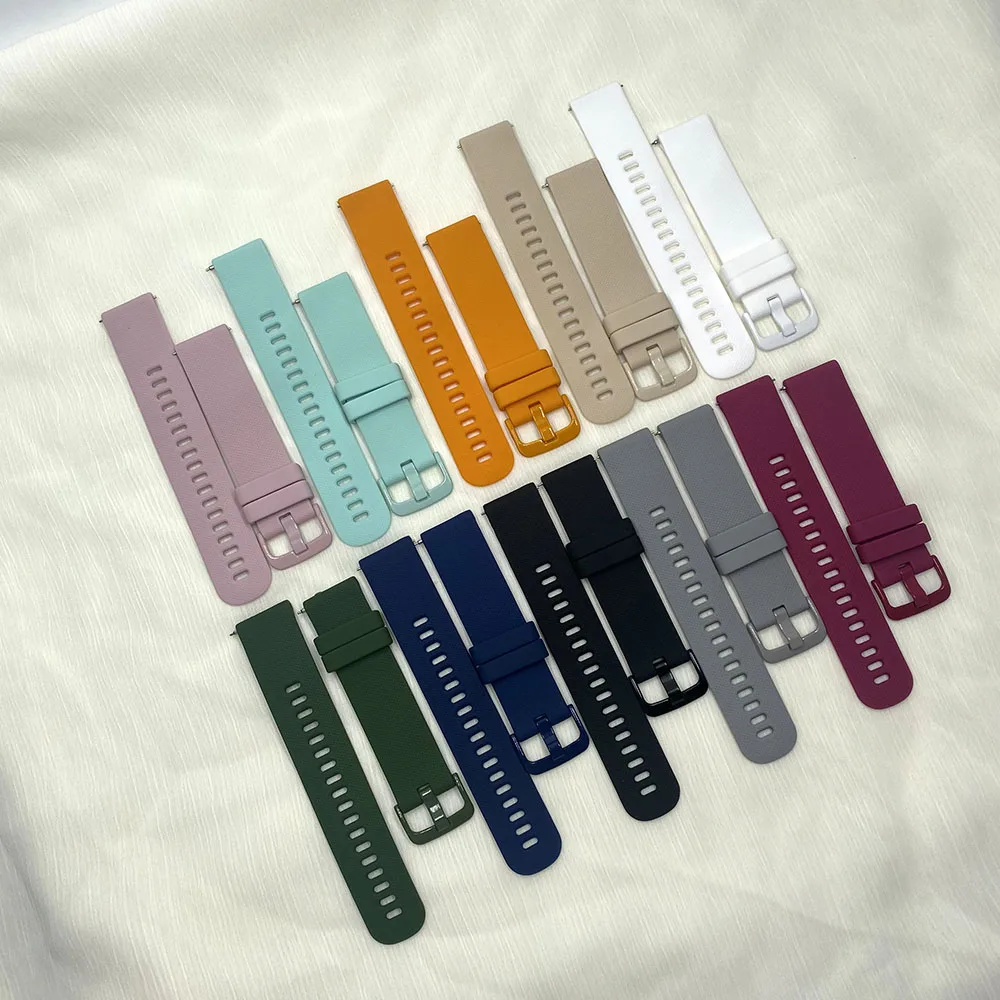 นาฬิกาซิลิโคน 22 มม.2pcs สําหรับ Galaxy Watch 45 มม.46 มม./Huawei Watch GT 4/ GT5 นุ่มกีฬา smartwatch สําหรับผู้หญิงผู้ชาย