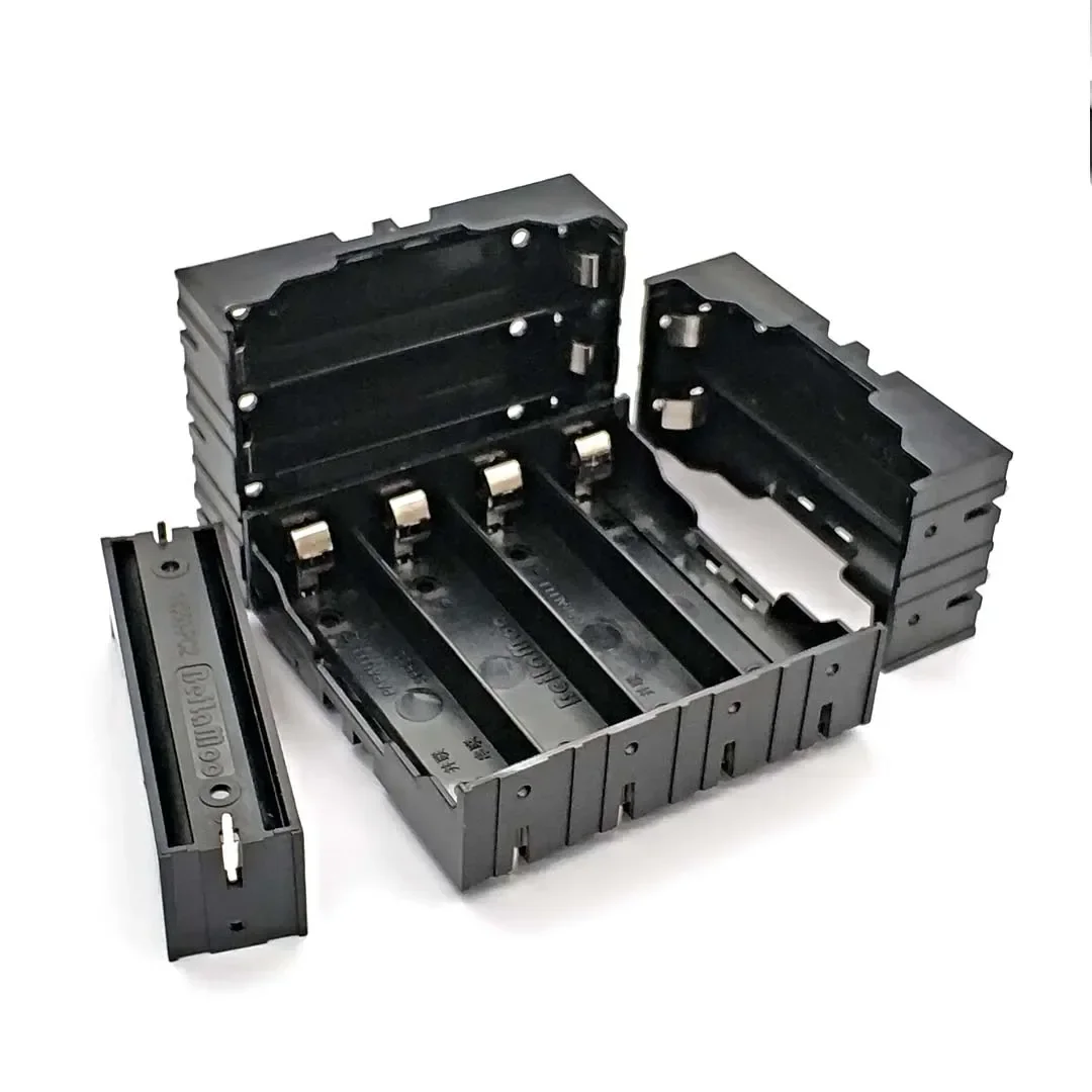 ABS 18650 Power Bank Cases 1X 2X 3X 4X 18650 DIY Battery Holder Storage Box Case 1 2 3 4 Slot Batteries Container with Hard Pin