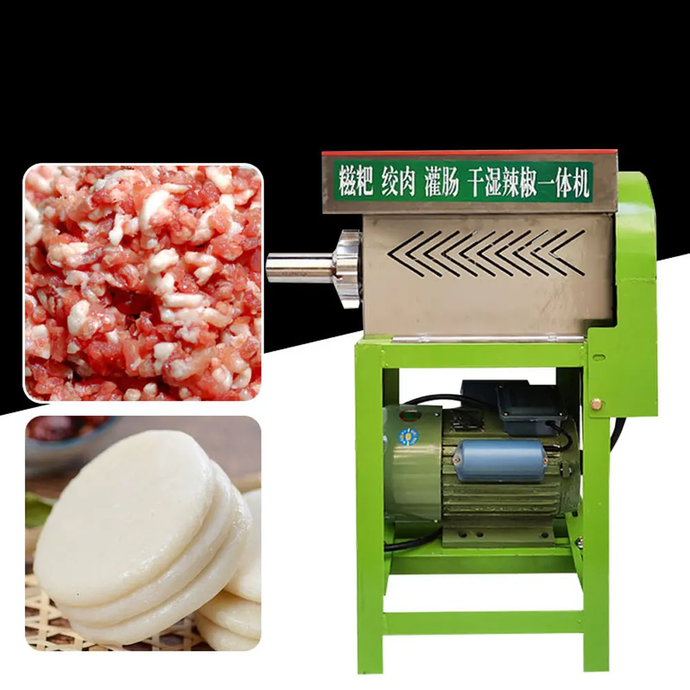 Stainless Steel Meat Grinder Enema Vegatable Grinding Machine Commercial Rice Cake Making Machine misturadores de alimentos