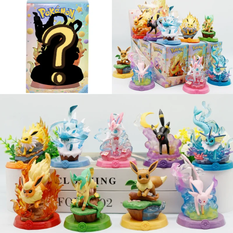 chaud-9-style-pokemon-eeveelution-espeon-sylveon-glaceon-leafeon-vaporeon-umbreon-flareon-pokemon-modele-anime-figure-ornements-jouet