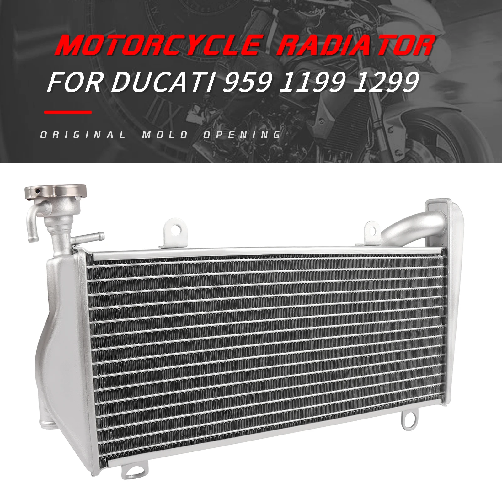 For DUCATI 899 959 1199 1199S 1299 Panigale SR Motorcycle Radiator Water Tank Oil Cooler Cooling Protector Accessories
