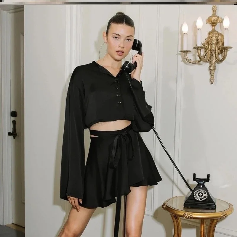 two-piece skirt set