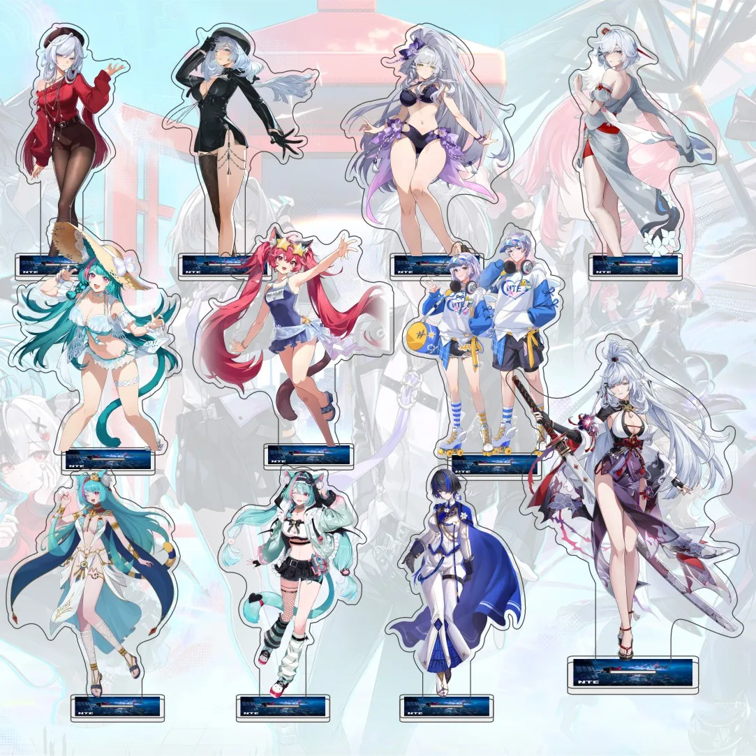 Neverness to Everness (NTE) 15cm Acrylic Character Swimsuit Series Zankou Standing Model Desktop Decoration Fan Gift Keychain