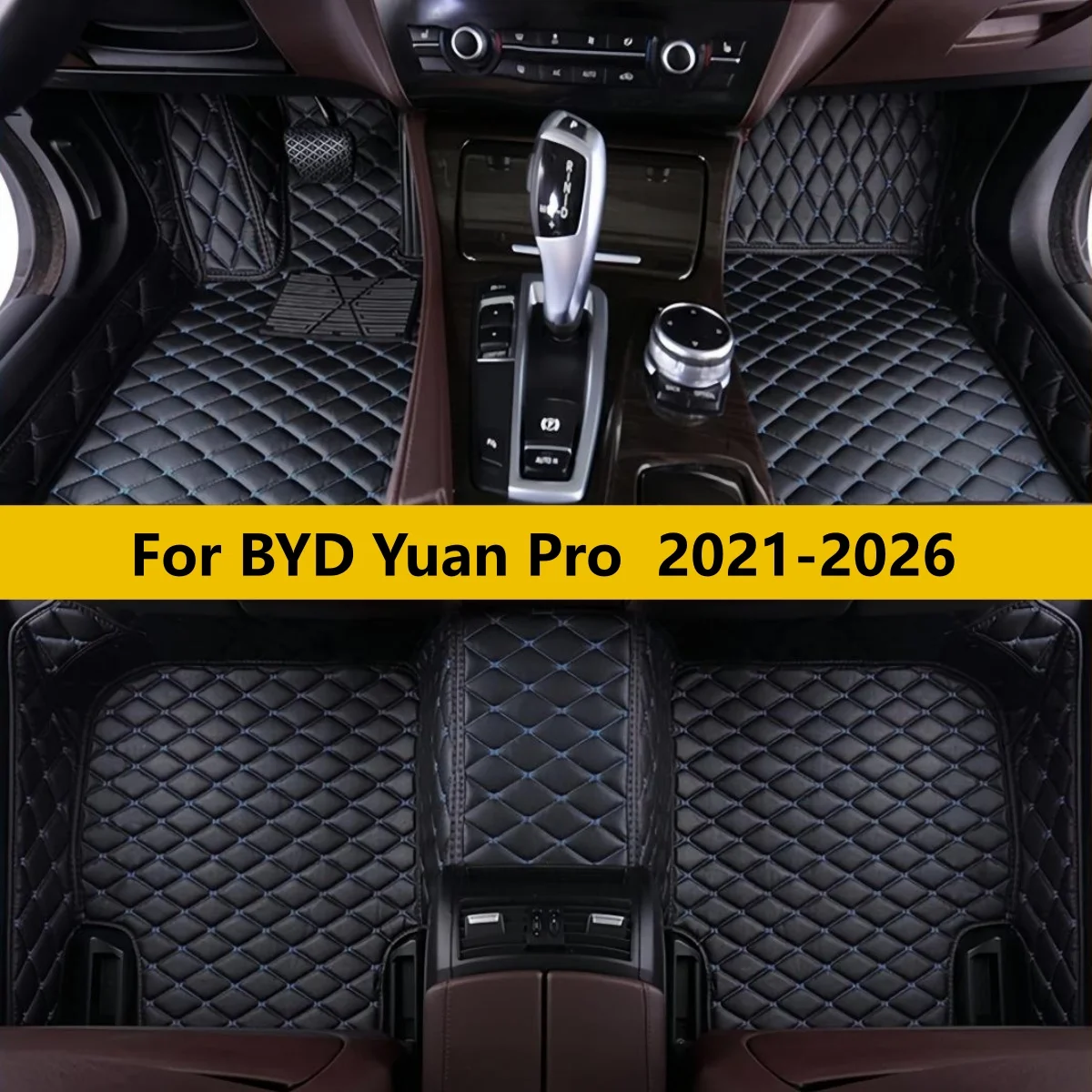 

Car Floor Mats For BYD Yuan Pro 2021 2022 2023 2024 2025 2026 Floor Mat Car Mat Accessories Men Women Interior Accessories