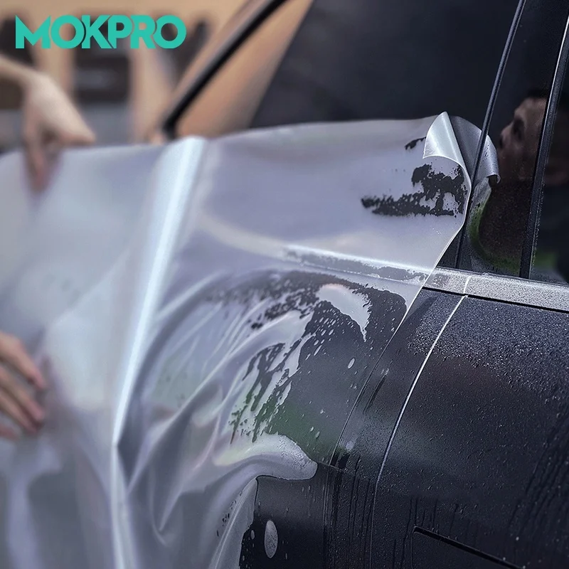 MOKPRO OEM aangepaste matte keramische matte kleur decoratieve PET PVC car wrap vinylfilm