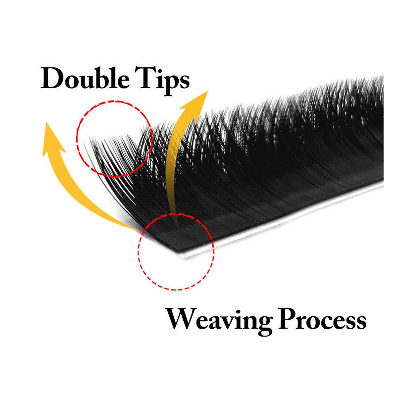 Yelix-V字型の個々のつけまつげ,自然なボリューム,プレミアム,b,c,d,0.05mm, 0.07mm