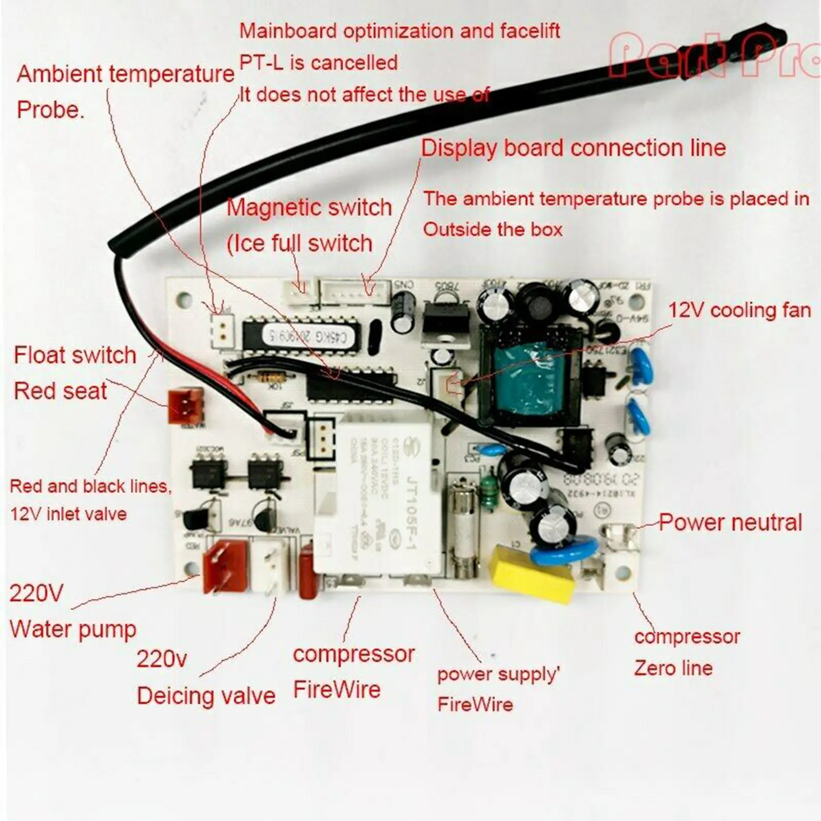 New Commercial Ice Maker Computer Board Control Board Motherboard HZB-50A HZB-80 Fast Shipping