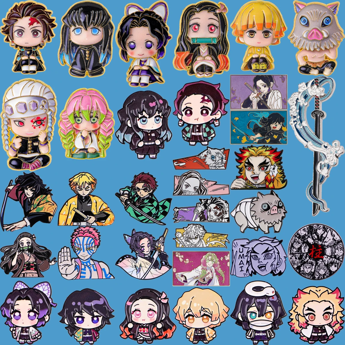 New Anime Cool Enamel Pin Cartoon Lapel Pins for Backpacks Cute Badges Cosplay Brooch for Clothes Jewelry Gifts for Friends
