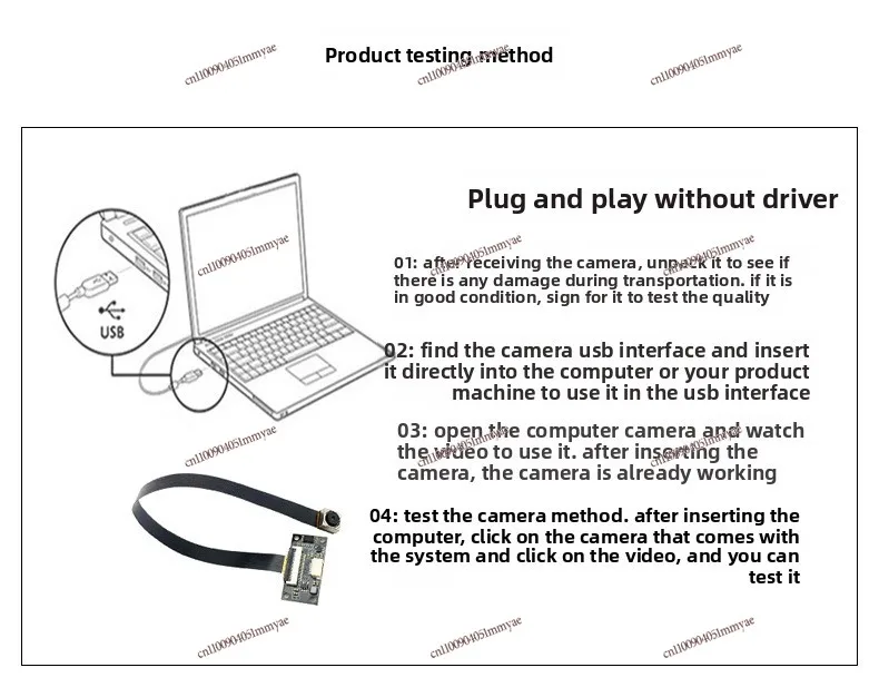 12 Million Camera Module Usb4k High Definition FPC Short Cable Imx258 Module Free Drive Typec Interface
