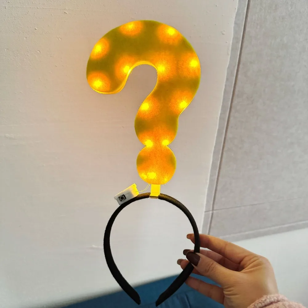 Lightweight with LED Arrow Light Headband Light Up Arrow Shape LED Headband Funny Unique Design Glow Hair Hoop Christmas