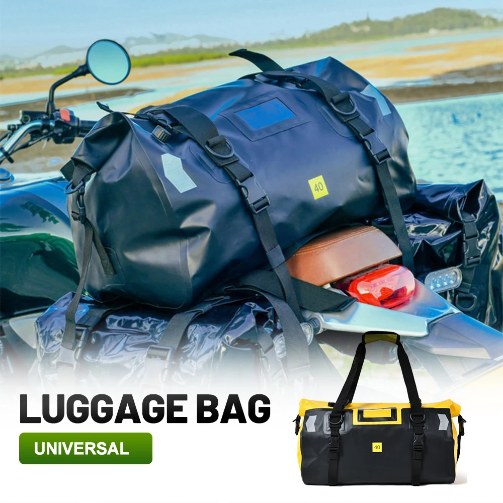 Motorcycle Gear Backpack - Borsa Impermeabile in PVC di Grande