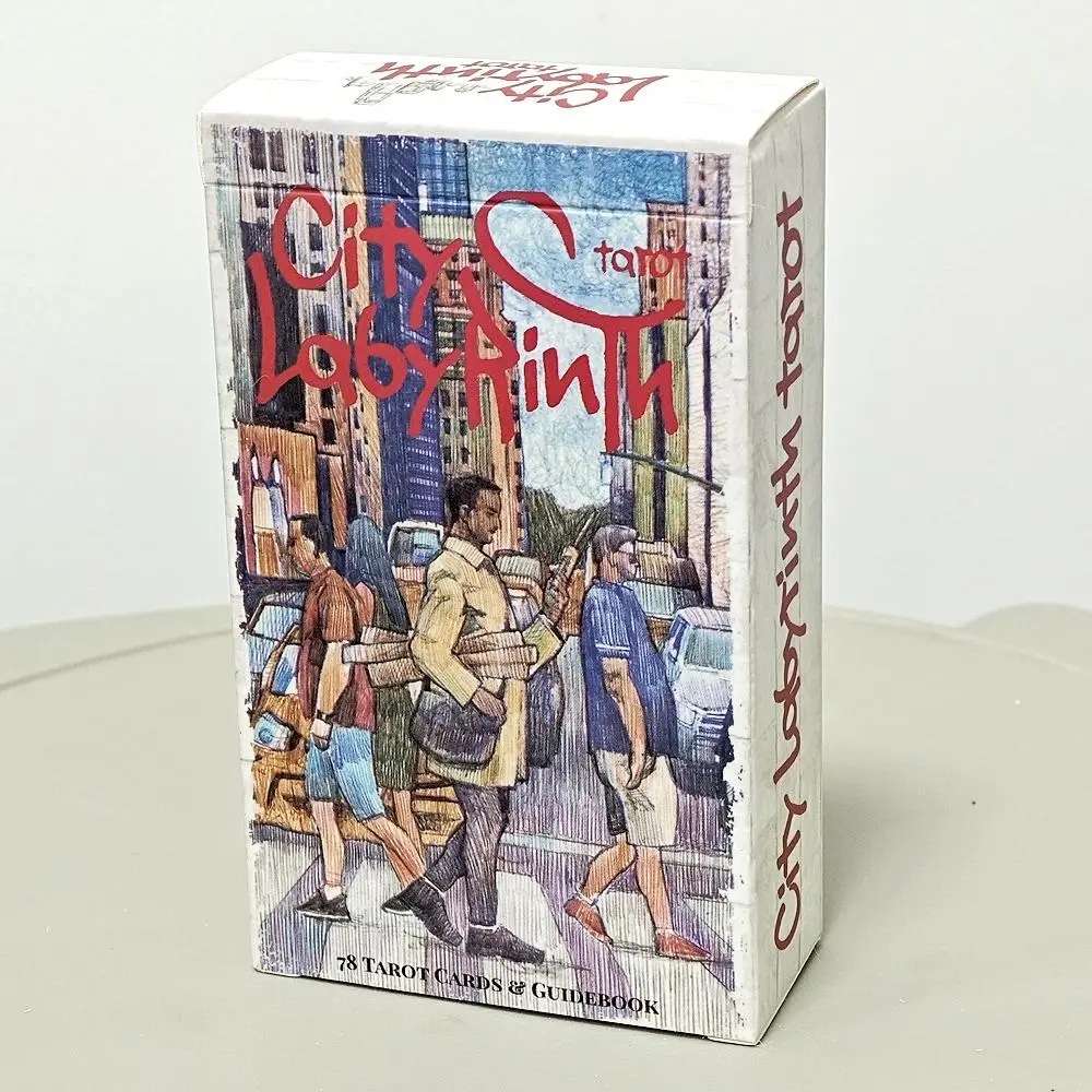 12*7cm City Labyrinth Tarot, 78 Cards Tarot Deck | Indy Tarot Pen-drawn about Life In New York In The Early 2000s