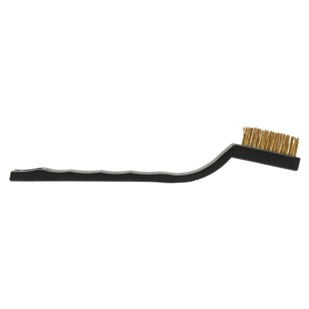 Hot Kit New Parts Wire Brush Toothbrush 7 Inch Copper Industrial Black Cleaning DIY Stainless Steel 17cm Tool 6pcs