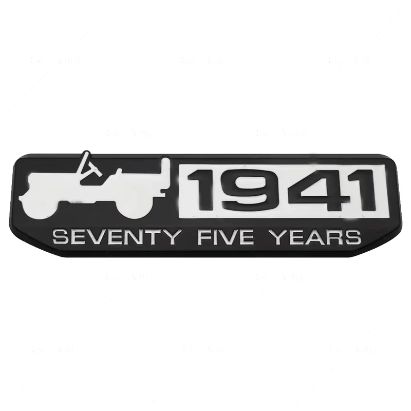 1pcs 1941 sticker for Jeep Wrangler guides, 75th anniversary stickers, Body Stickers