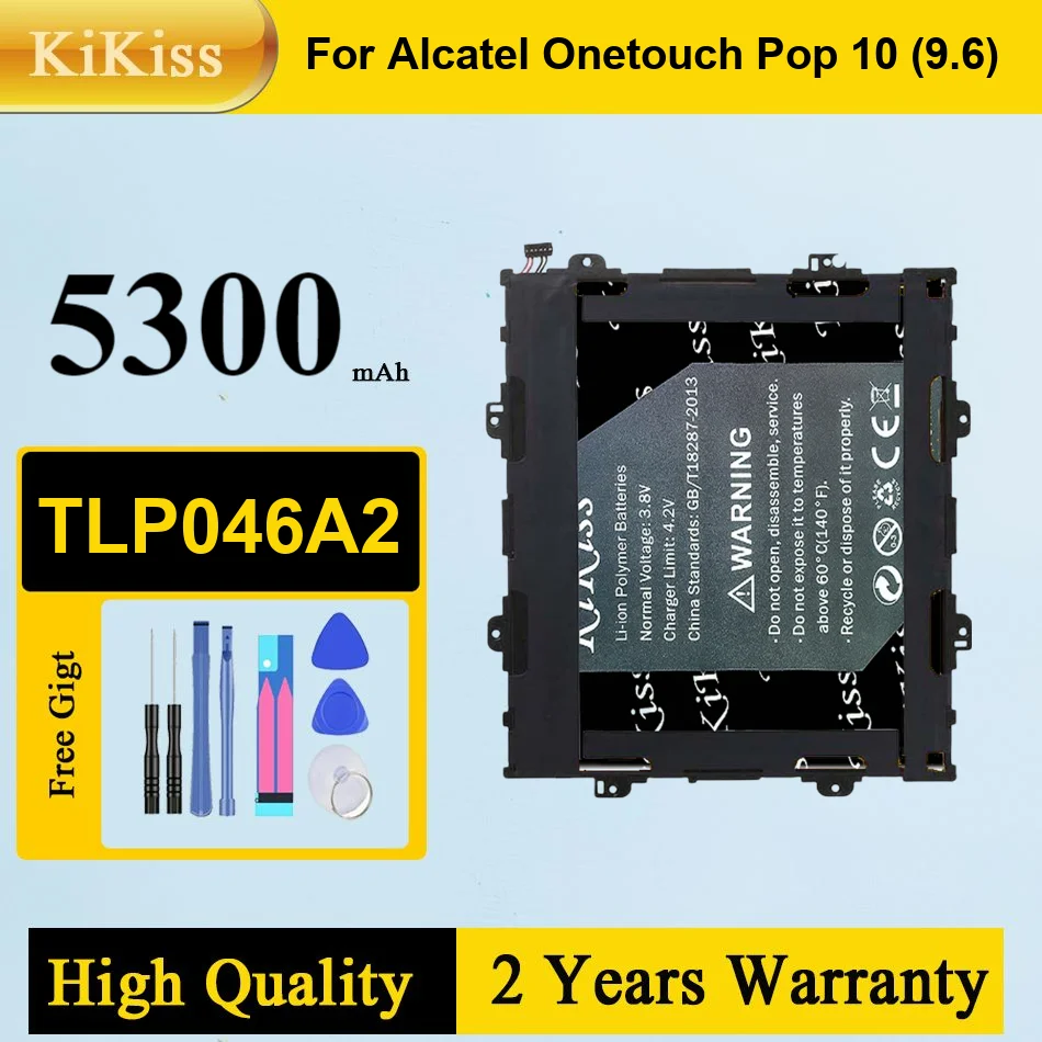 

Battery TLP046A2 5300Mah F For Alcatel Onetouch Pop 10 , 9.6 Ot-P360X