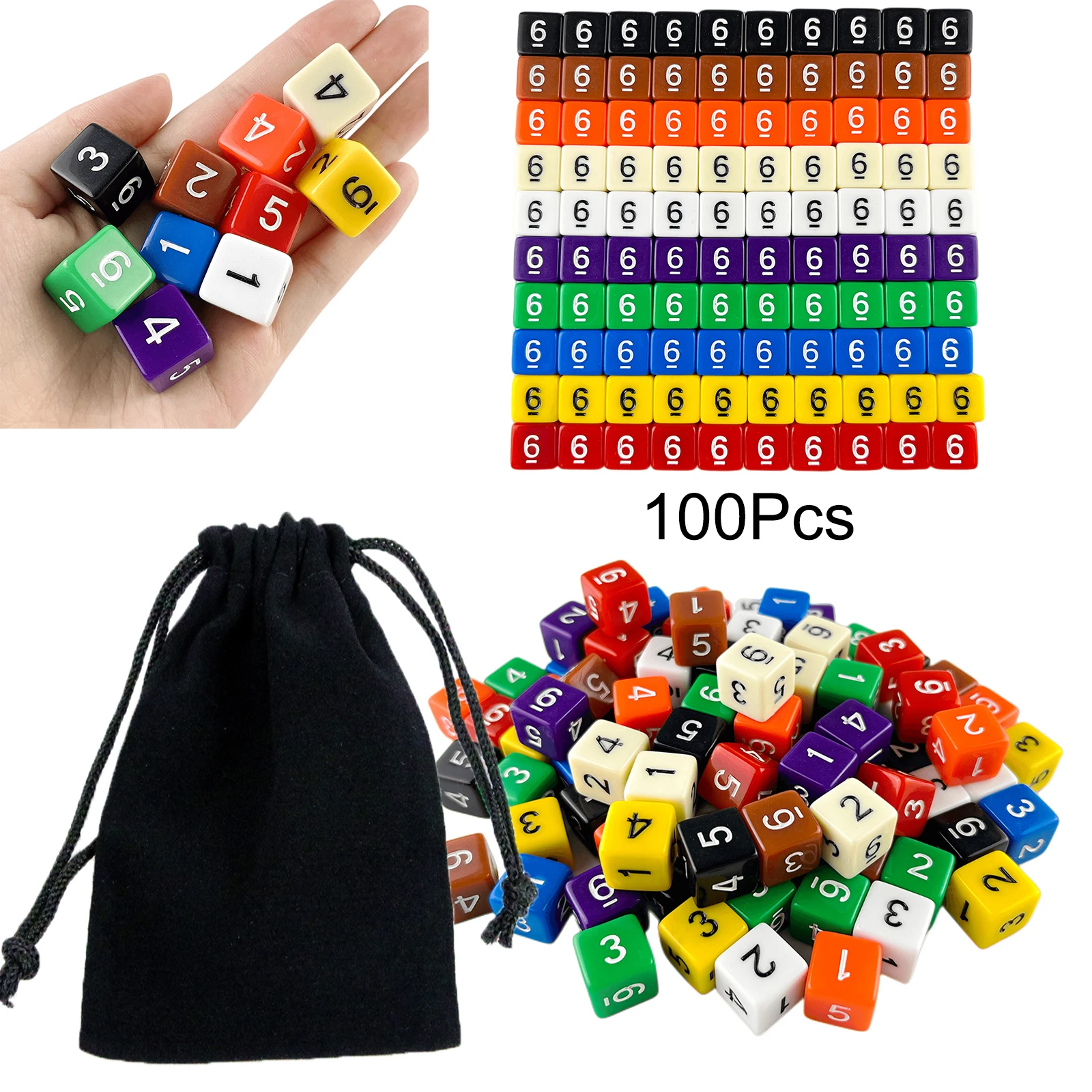 100Pcs 16Mm Digital… - image