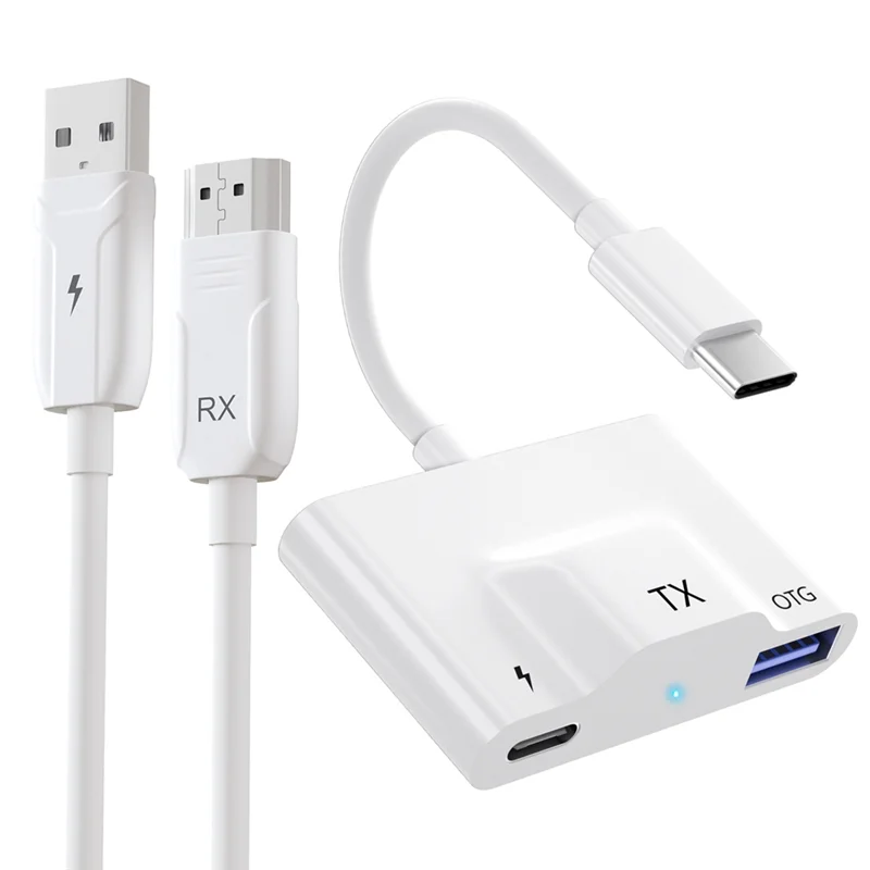 Wireless -Compatible Transmitter And Receiver,USB C Wireless -Compatible,Streaming Video Audio To TV/Monitor