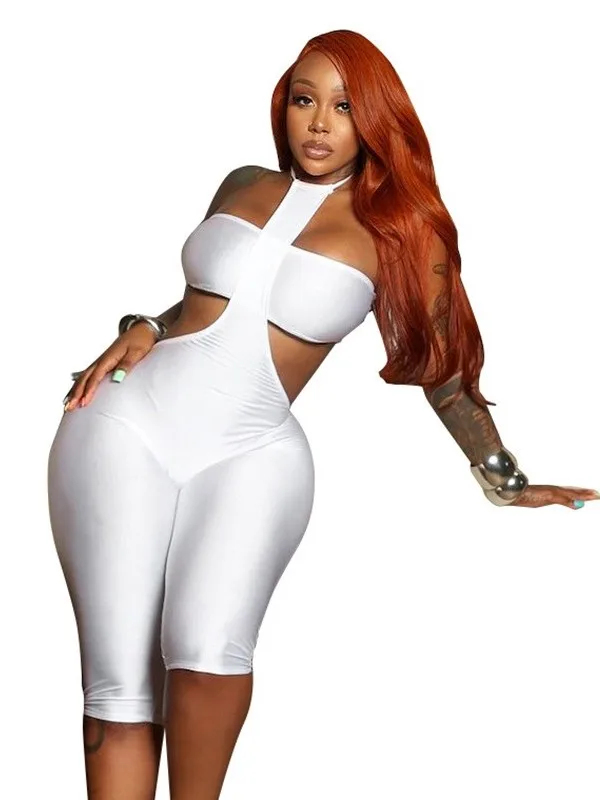 Tuta attillata sexy orts Set in due pezzi Vita medio-bassa Gamba dritta Tessuto in PVC Rilegatura decorata Pantaloni casual in puro colore