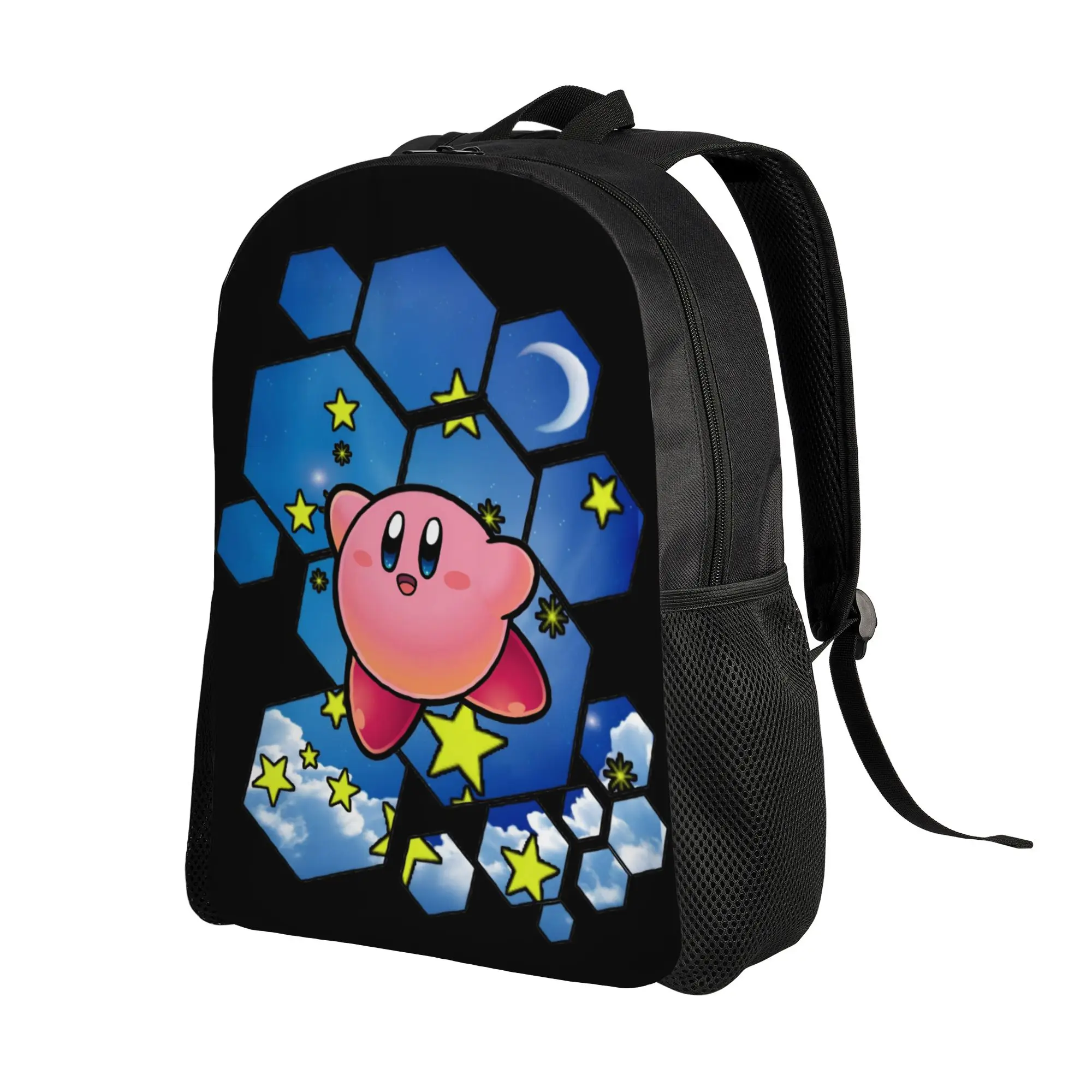 K-Kirbys Backpacks for Women Men School College Student Bookbag Fits 15 Inch Laptop Cartoon Bags