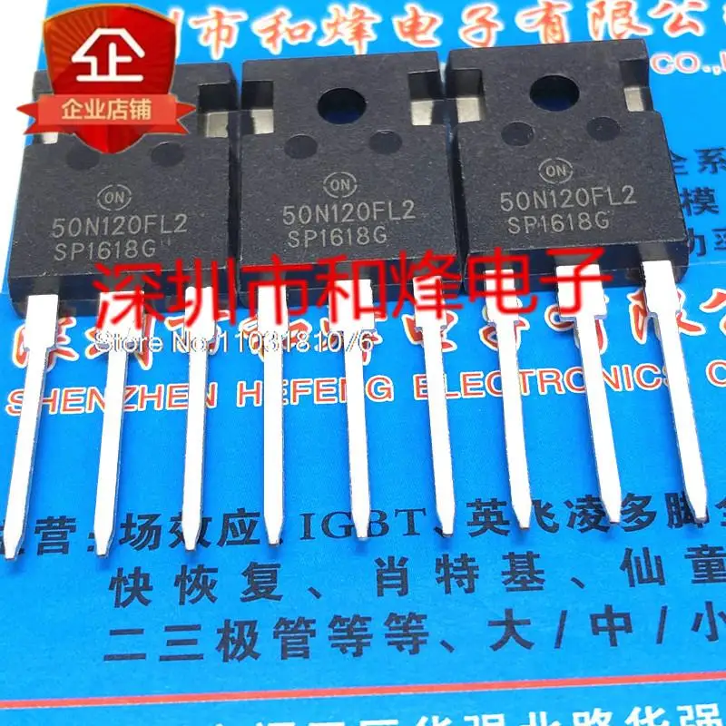 

50N120FL2 NGTB50N120FL2WG TO-247 1200V 50A новый оригинальный чип питания со склада