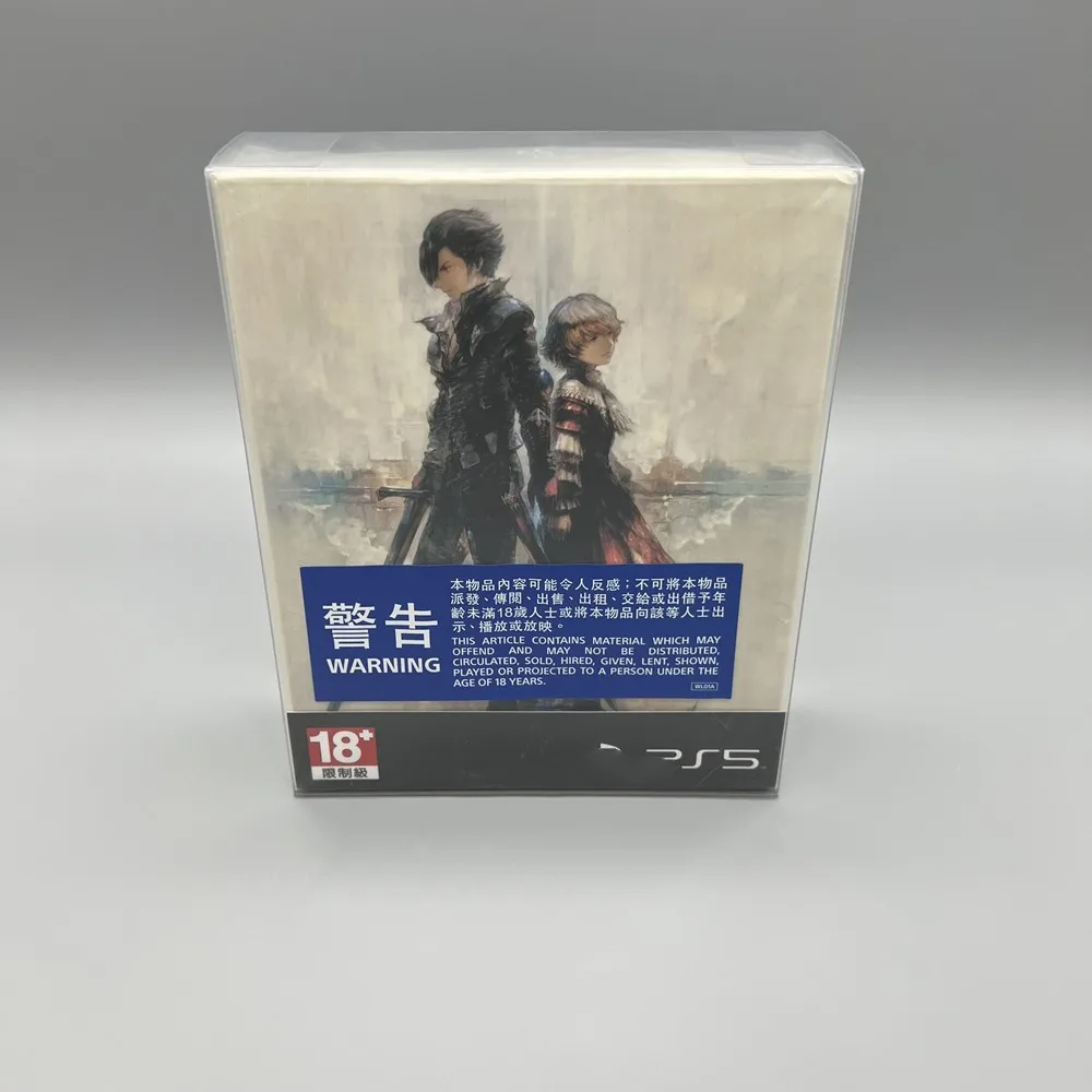 Transparent Box Protector For Sony/ps5/Final Fantasy 16/FF16 Collect Boxes TEP Storage Game Shell Clear Display Case