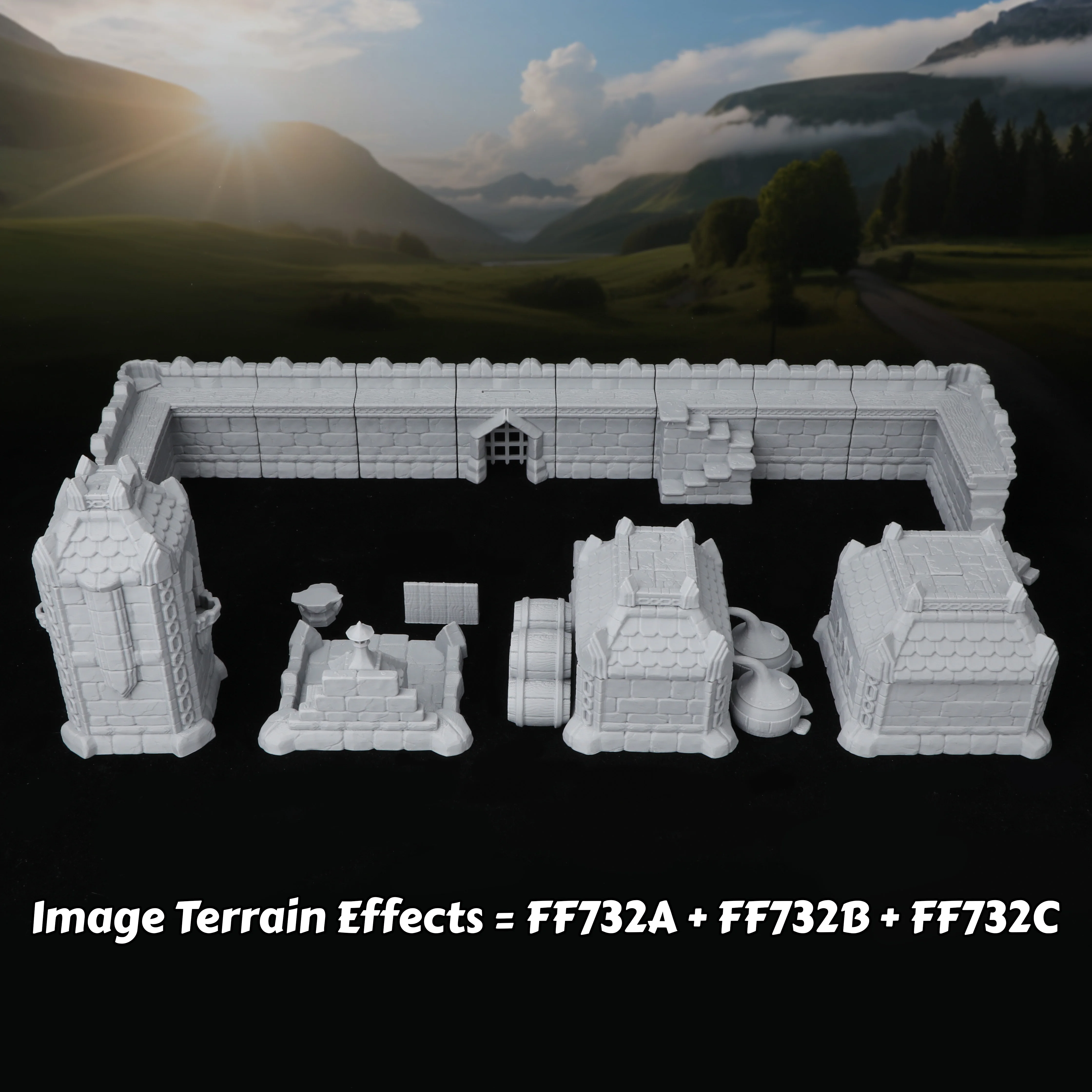 Set de Miniaturas de Edificios - Board Game Rpg reseña y precio