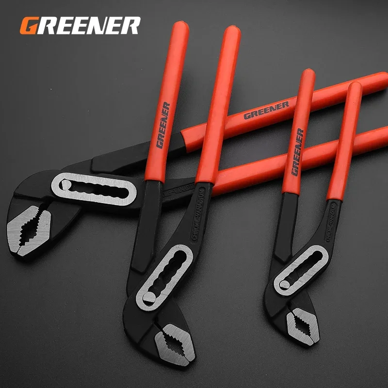 Water pump pliers multi-functional pipe wrench pliers 10 inch 12 inch water pipe wrench pipe rebar wrench