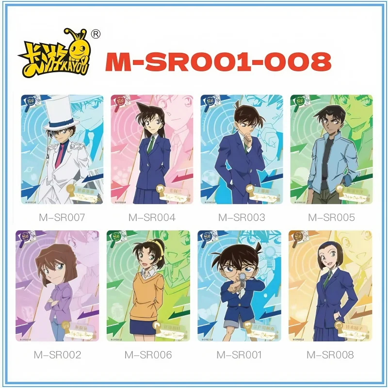 KAYOU Detective Conan Cards Reasoning Revealing Truth Anime GSR Cards Mouri Ran Kuroba Kaito Classic Halloween Theme  Toys Gifts