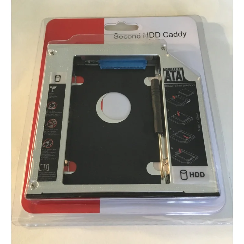 12.7 مللي متر SATA 2nd SSD HDD العلبة لأسوس N56V N56JR N56VJ N56VM N56VZ N56D القرص الصلب العلبة