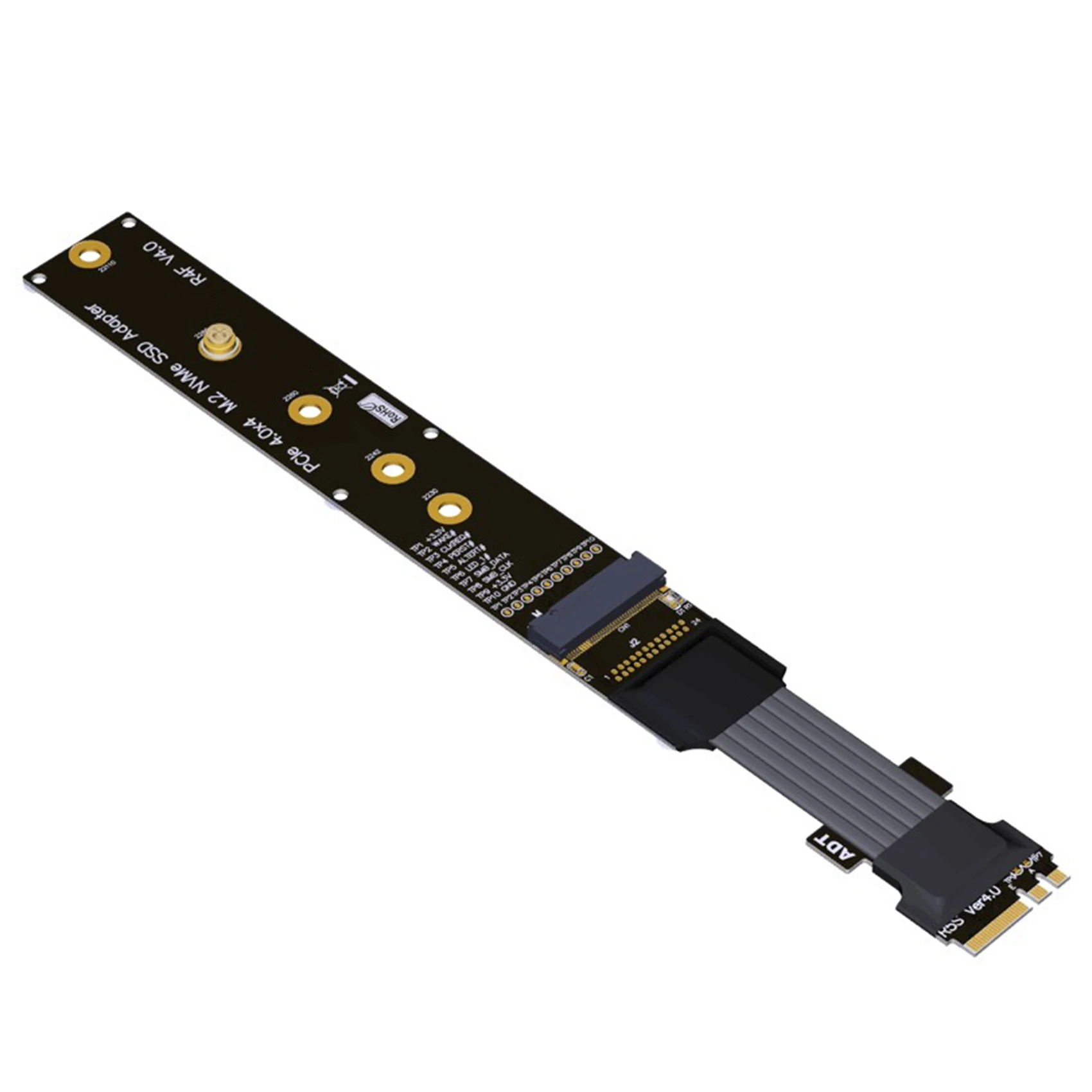 

M.2 WiFi A.E ключ к M.2 для NVME M ключ SSD карта расширения PCIE 4,0 X1 Gen4 полная скорость M2 ключ A + E на M2 ключ-M (15 см)