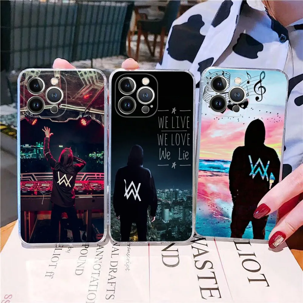 Alan Walker DJ Phone Case Silicone Soft for iphone 15 14 13 12 11 Pro Mini XS MAX 8 7 6 Plus X XS XR Cover