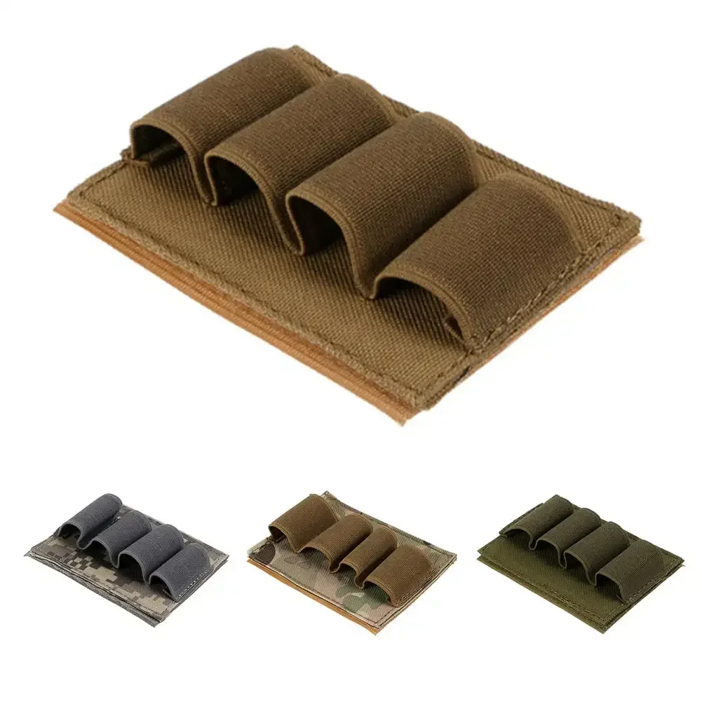 Rounds Shotgun Buttstock Ammo Pouch Shell Holder Bullet Cartridge Bandolier Carrier Gun Accessory Hunting Gear