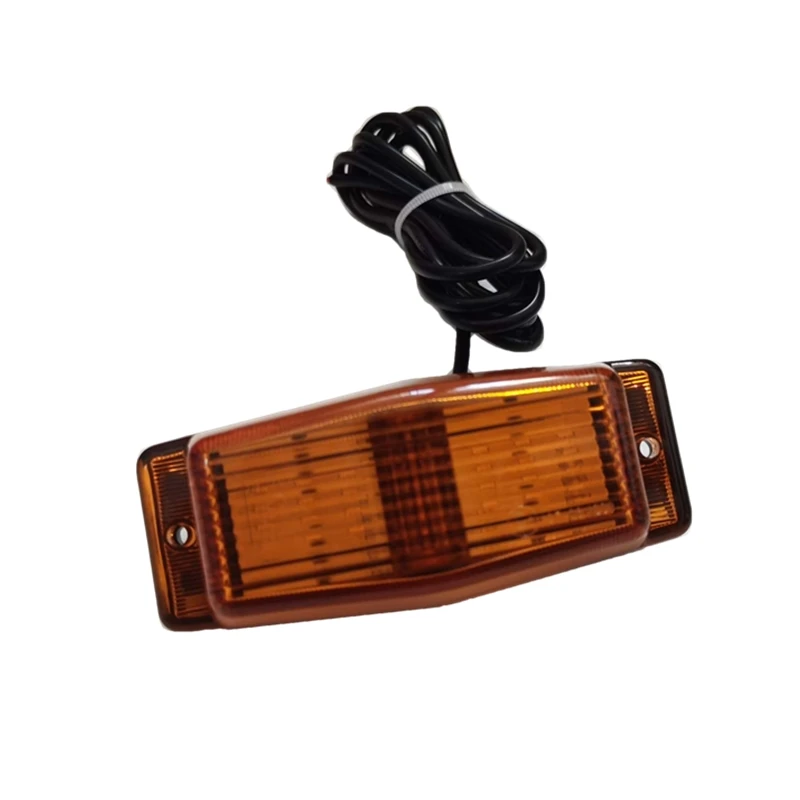 1Pcs Amber White LED Truck Scania Front Grille lights Frong double burner ple marker Lights For DAF  Man For Benz truck lights