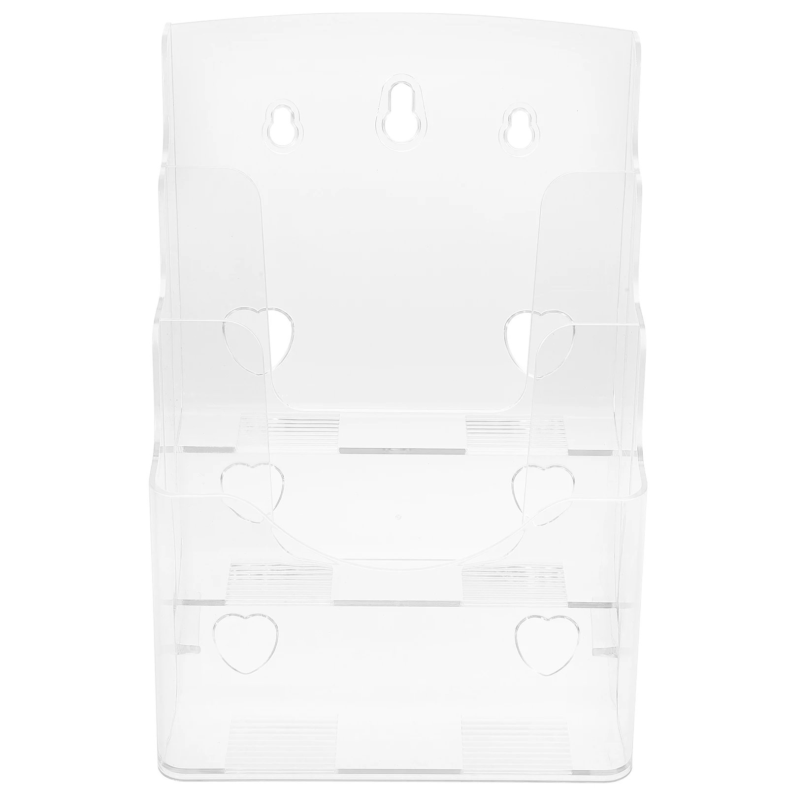 

Data Display Stand Acrylic Document File Organizer Brochure Folder Pamphlet Holder Clear Rack Wall Mount Flyer Storage Desktop