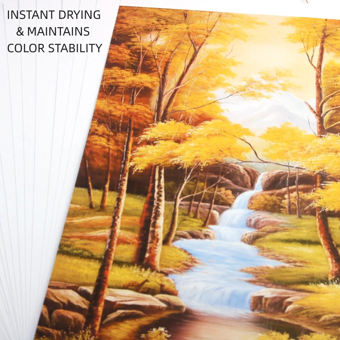 MOTARRO High Color Density Photo Paper Picture for Inkjet Printing the High Resolution Images Printer 20 Sheets 8.3*11.7 Inch