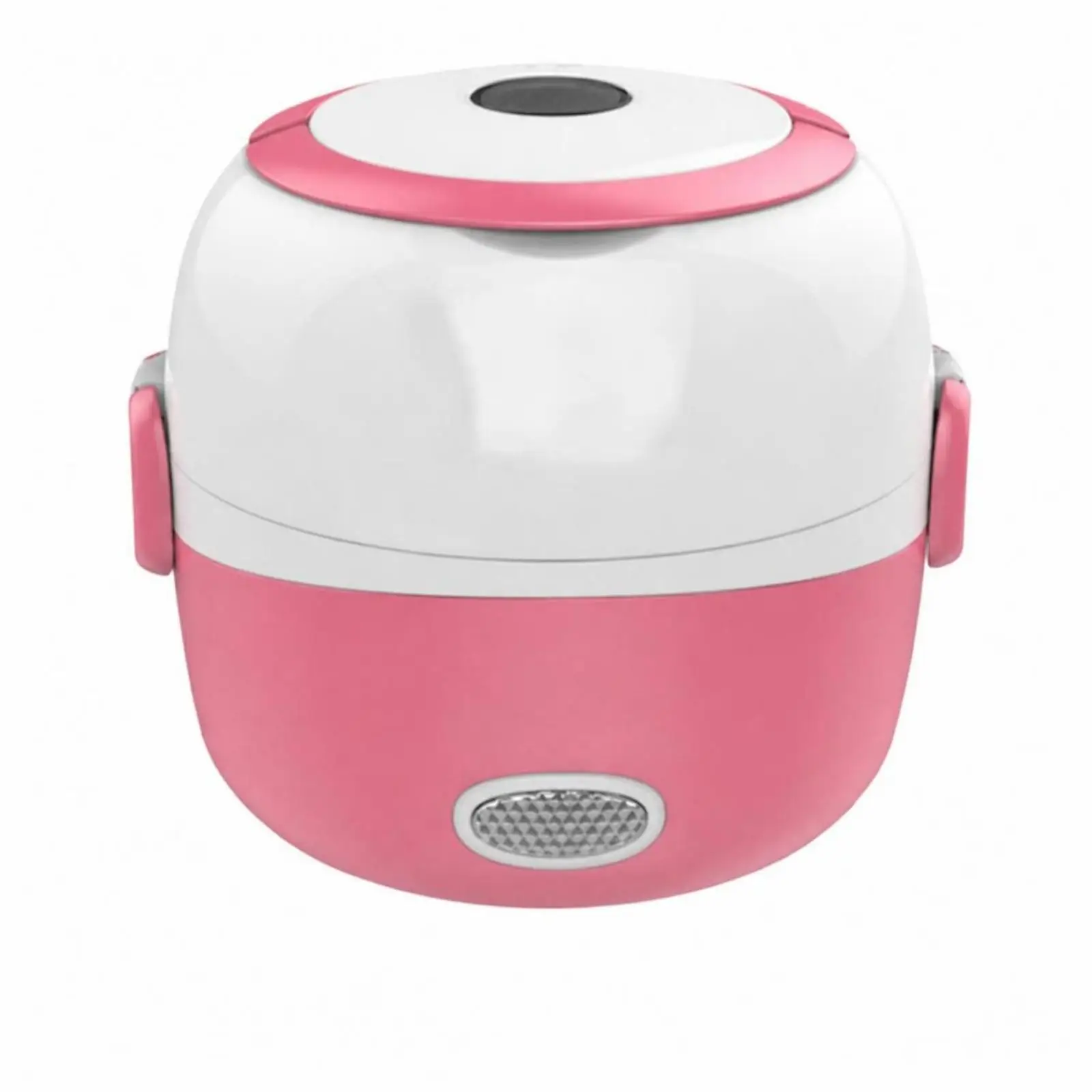 Stainless Steel Electric Heating Lunchbox Portable Thermal Food Container with Secure Locking Lid for Commuters