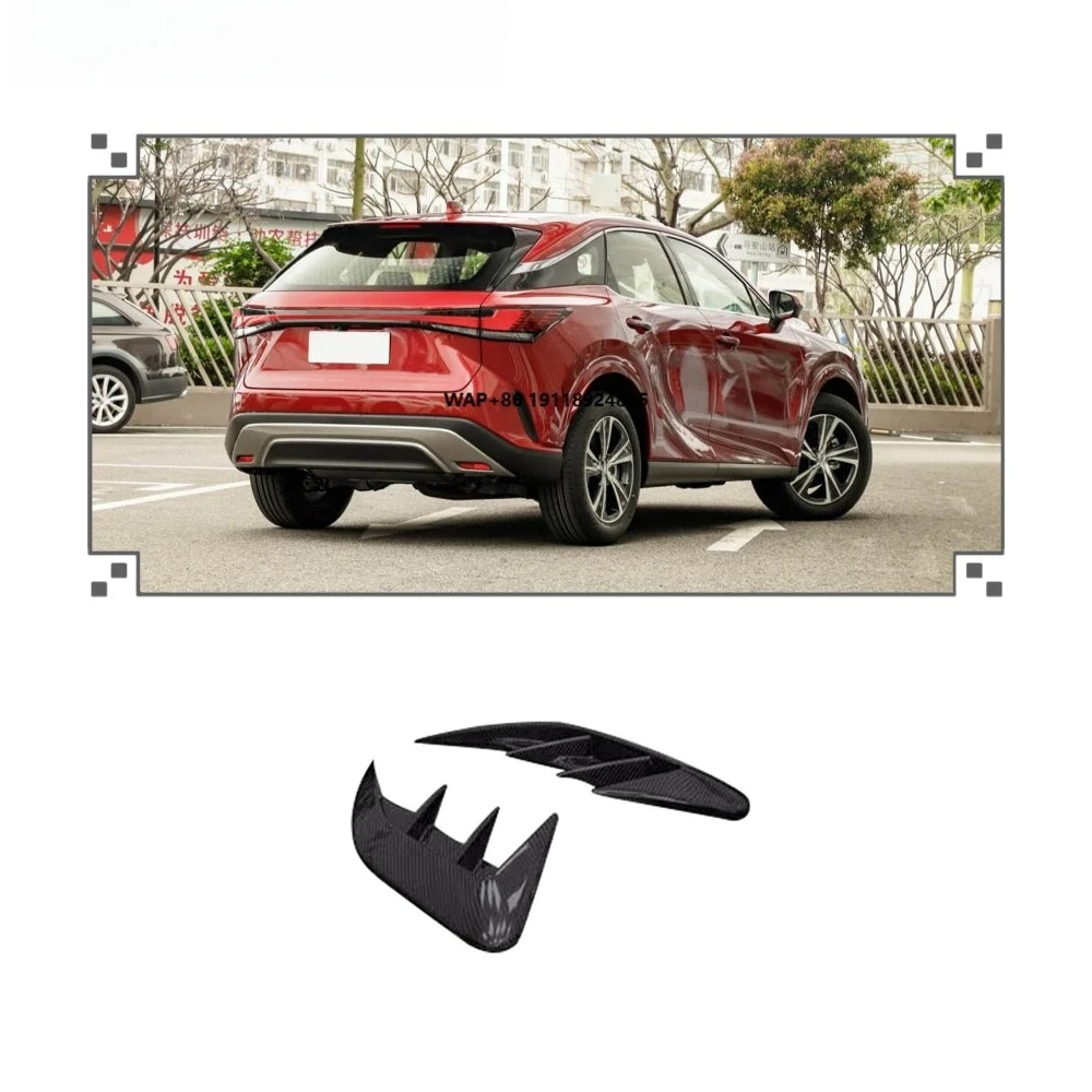 

New Arrival Body Kits for RX350 RX350H RX450 Carbon Fiber Gloss Rear Bumper Diffuser Spoiler Lip Splitters