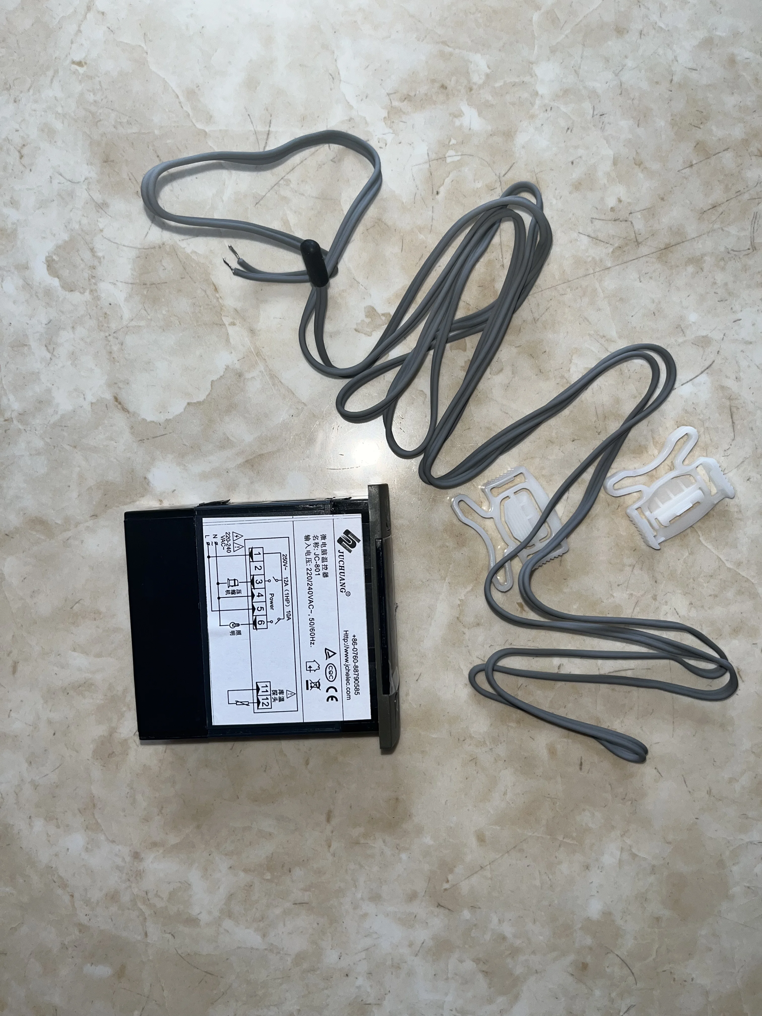 Juchuang JC-801  Microcomputer thermostat temperature controller electronic thermostat temperature controller new original