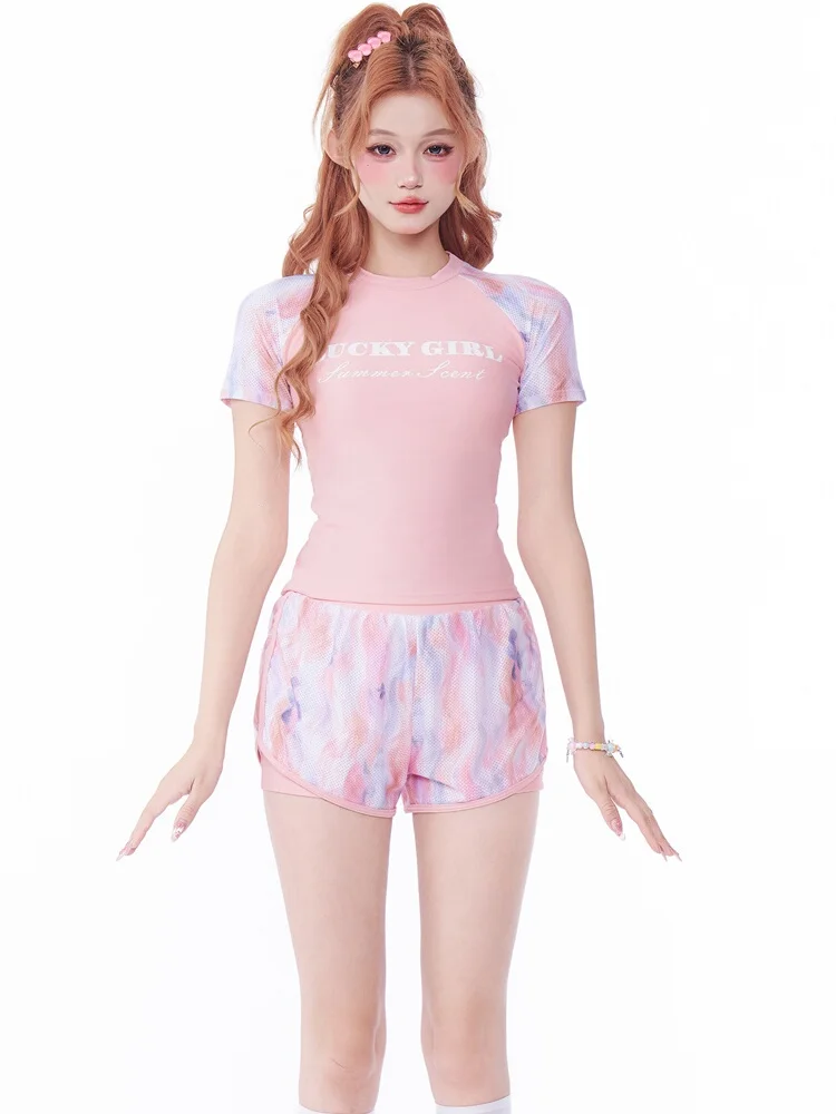 

Новый женский слитный купальник 2024 года: милый, консервативный, стройнящий, скрывающий живот, с эффектом высокого класса, для термальных источников