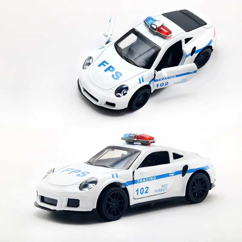Modèle de voiture de course de simulation en alliage 1: 43, jouets de voiture de supercar, cadeaux de jouets pour enfants, vente en gros