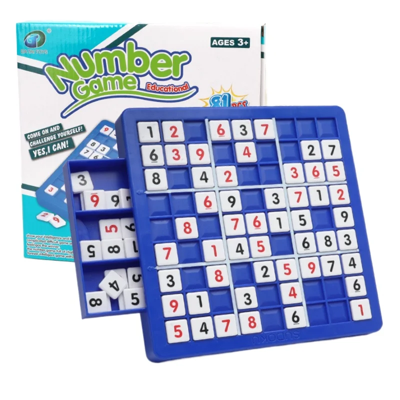 

Игра «Судоку» для детей, обучающая игрушка-головоломка для детей, развивающая логическое мышление, тренировка рассуждения, классические настольные игры с номерами