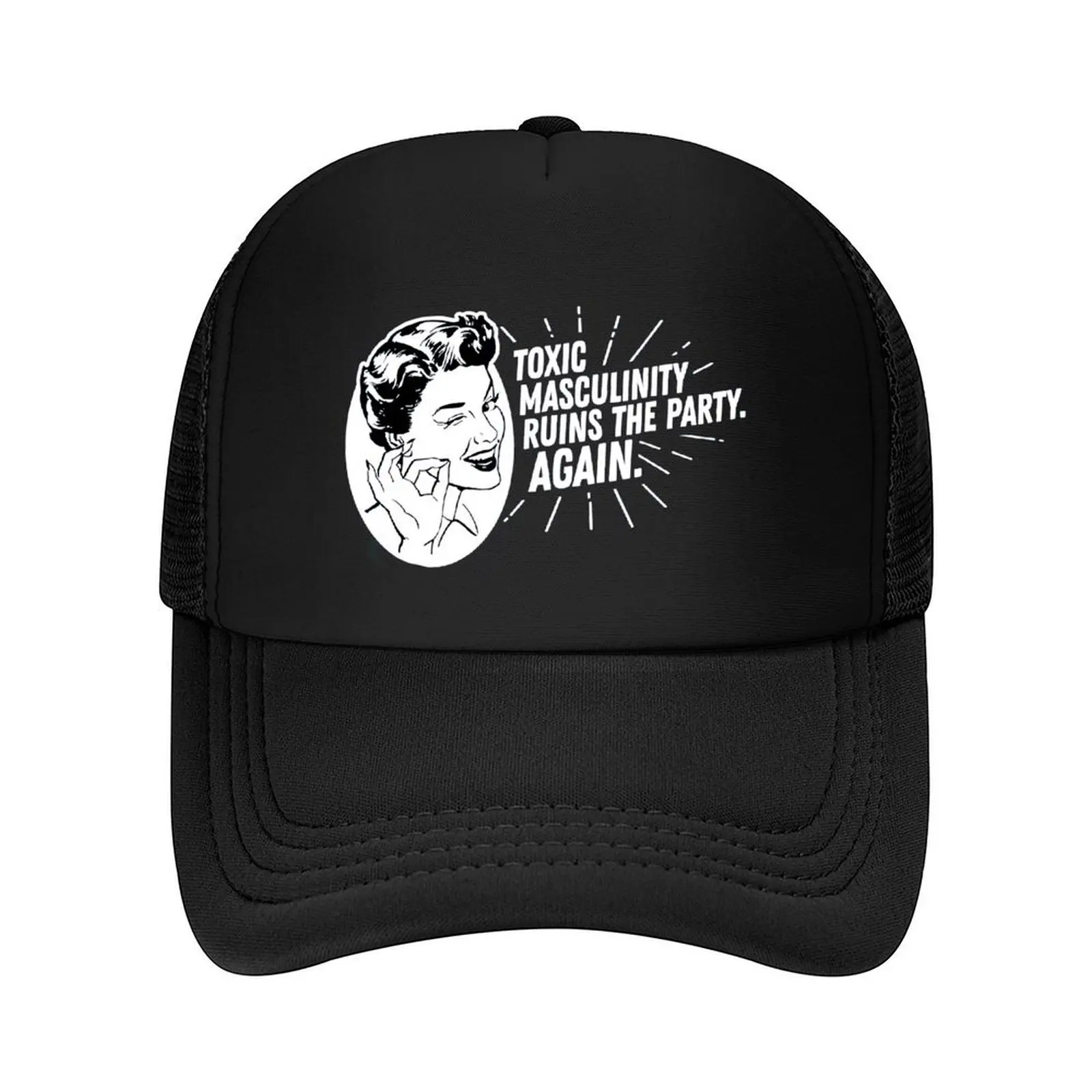 

Toxic Masculinity Ruins The Party Again Baseball Cap custom caps Rugby Sports Cap tactical cap Mens Tennis Women's