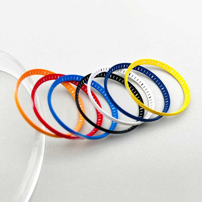 Anelli del capitolo dell'orologio in plastica da 30.5mm diametro interno 27.5mm adatto a Seiko SRPD SKX007 SKX009 SKX011 riparazione della cassa dell'orologio sostituire le parti