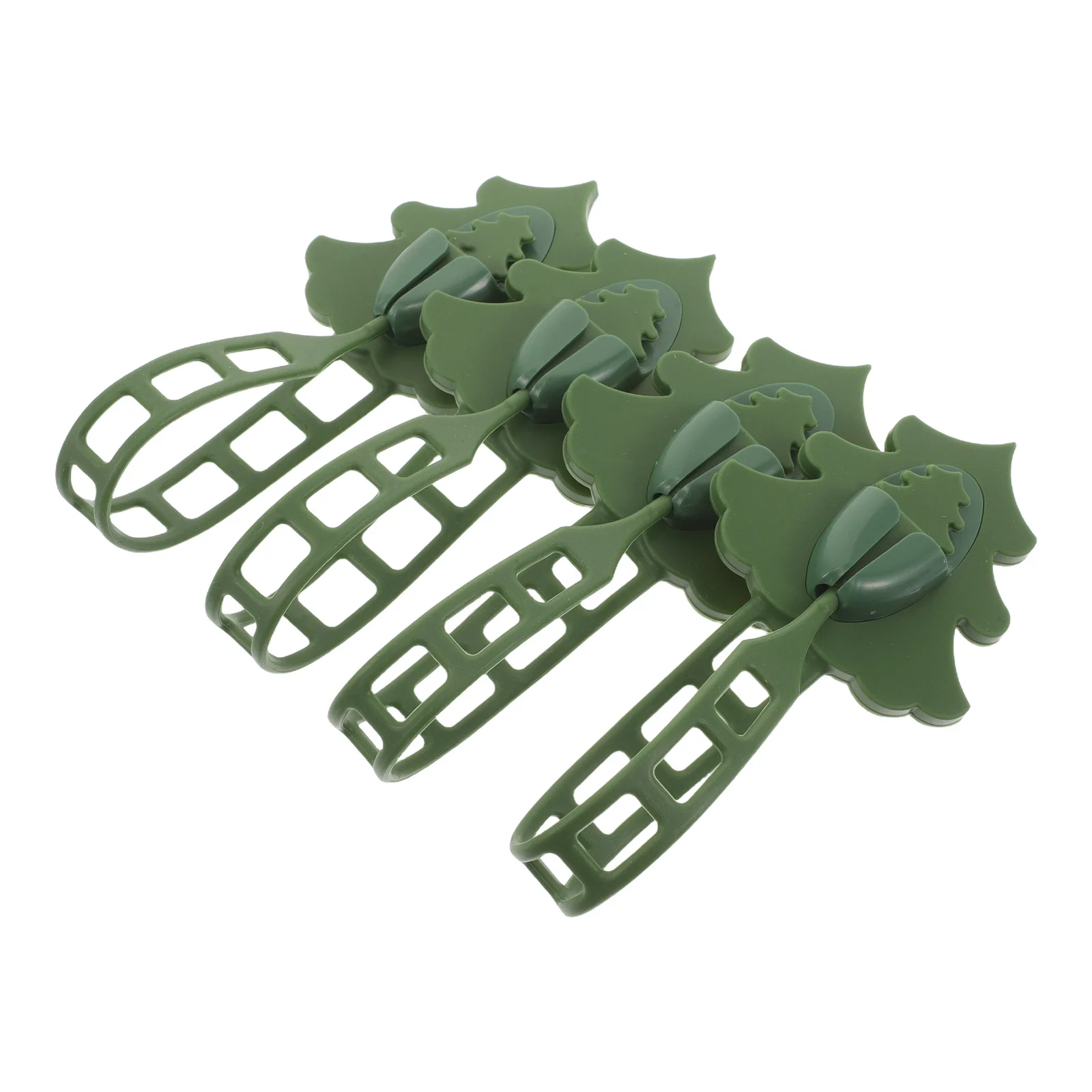 

4Pcs Punch Free Christmas Stocking Wreath Hanger Flexible Silicone Mantel Garlands Ornaments Holder Garland Hanger Mantle