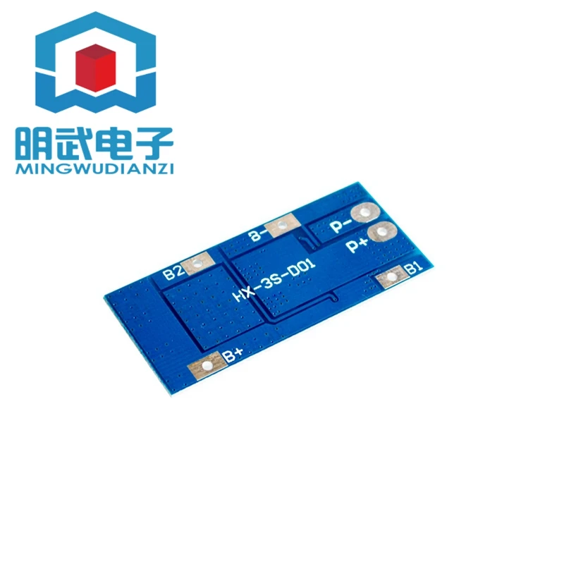 3 SerieS 11.1V Lithium Battery Protection Board 10A Overcurrent 20A Current Limiting AOD403+8254AA Scheme