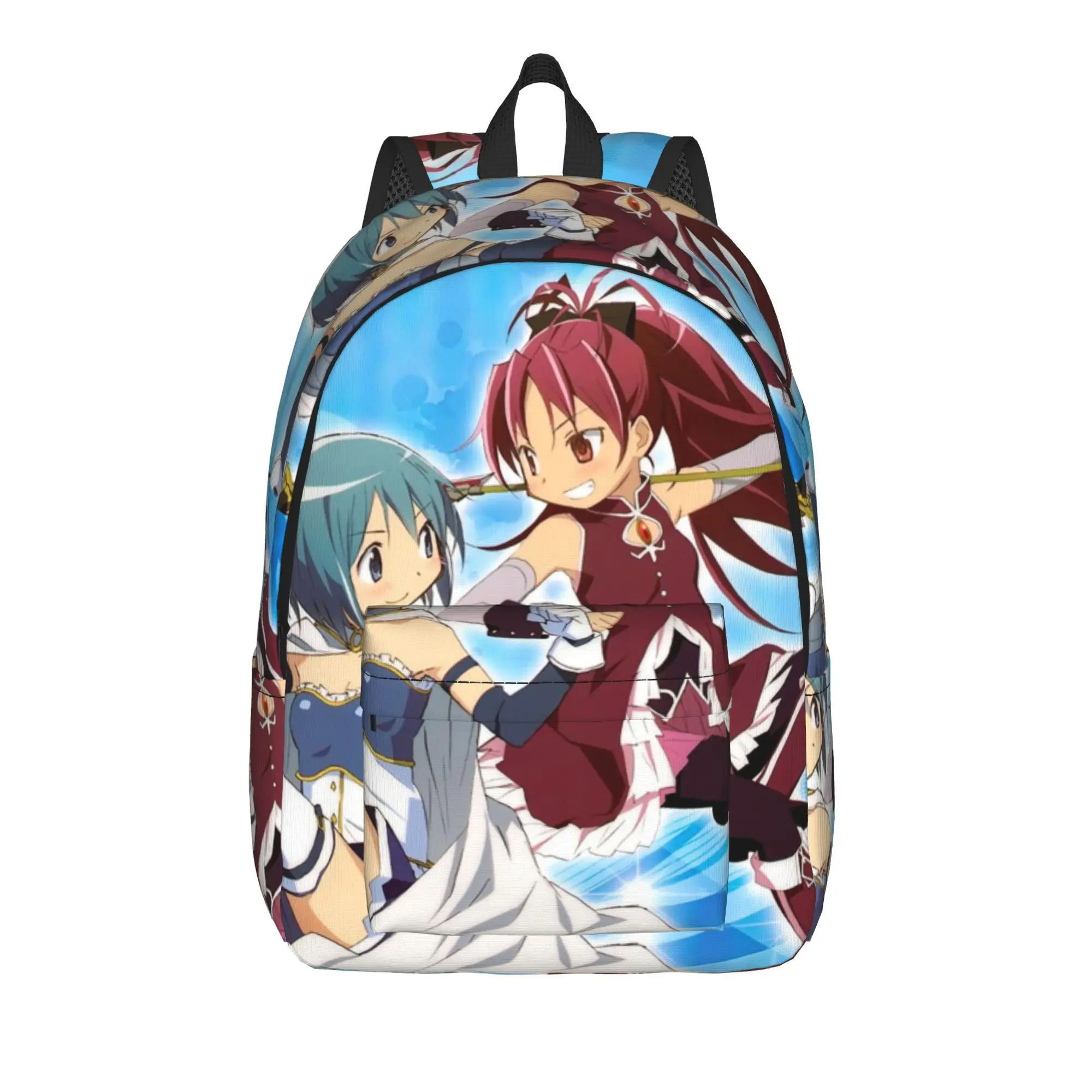 

Kyouko Sakura Backpack with Pocket High School Business Puella Magi Madoka Magica Daypack for Men Women Laptop Shoulder Bag