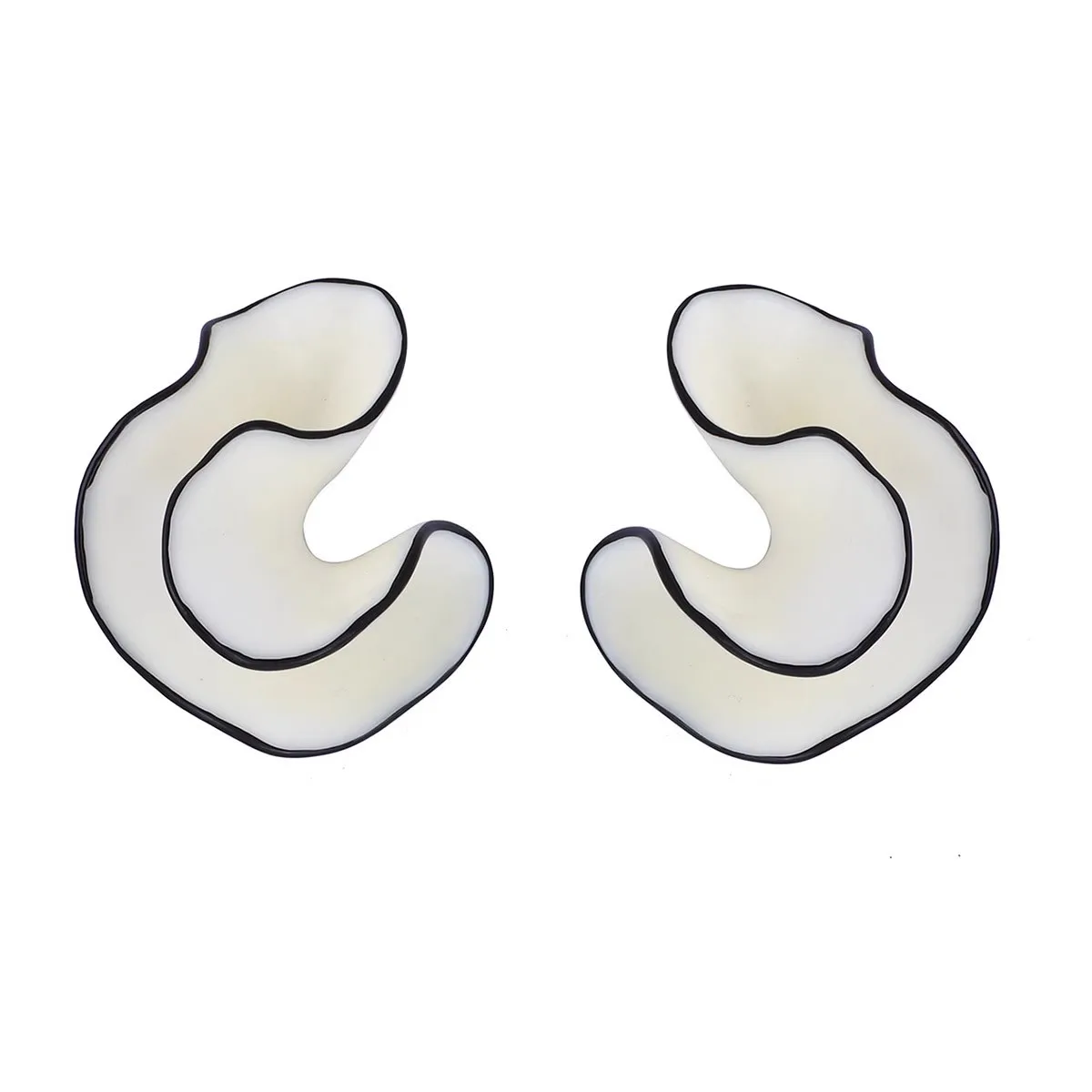 Kshmir Boho exaggerated fashion high quality acrylic contrast color flower woman vacation big earrings fashion jewelry - Image 3