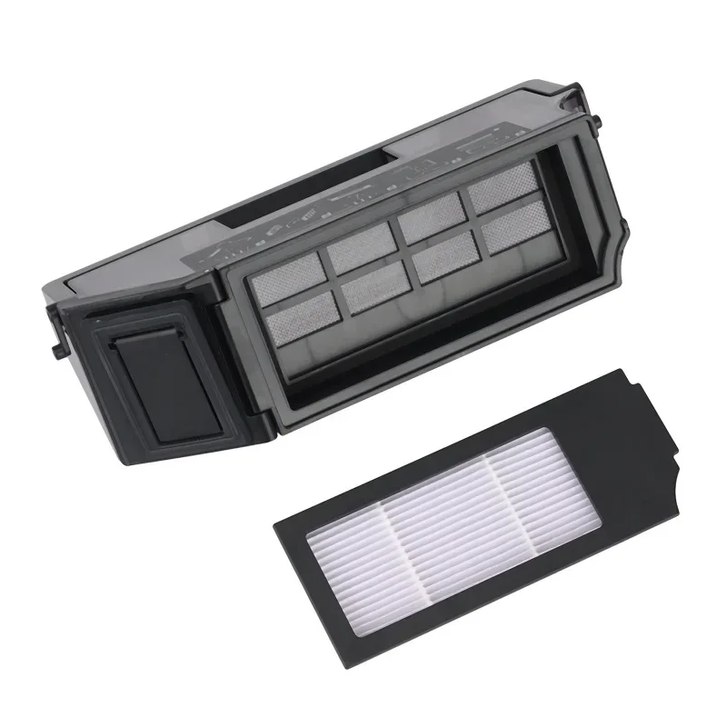 New Dust Box Dust Bin Container Parts For ECOVACS Deebot X1 TURBO/OMNI Vaccum Cleaner Dustbin Box with Filter Accessories