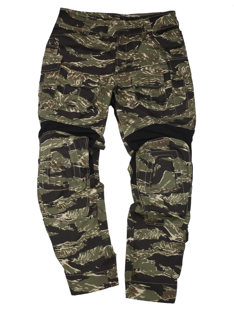 Tiger Print Camouflage G3 multi-function Tactical Pants Training Pants Men's outdoor overalls