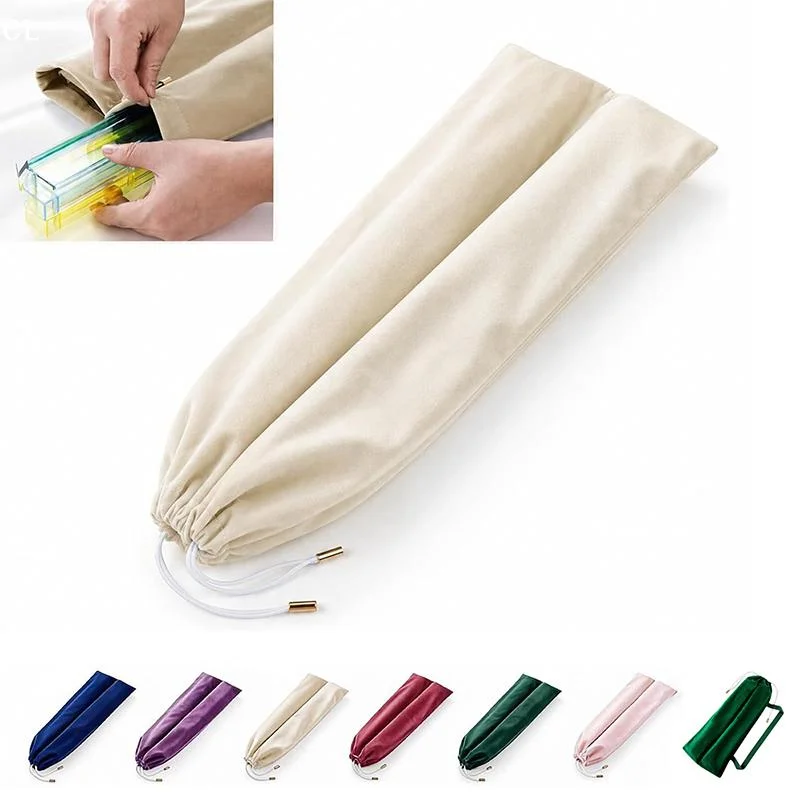 AttireTroveAnti-Scratch Rack Storage Bag Large Capacity Velvet Material Accessories Pouch Soft Drawstring Closure
